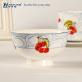 5 шт Стильный легкий цветочный дизайн миски Кружки Plates Fine Bone Китай наборы для ужина